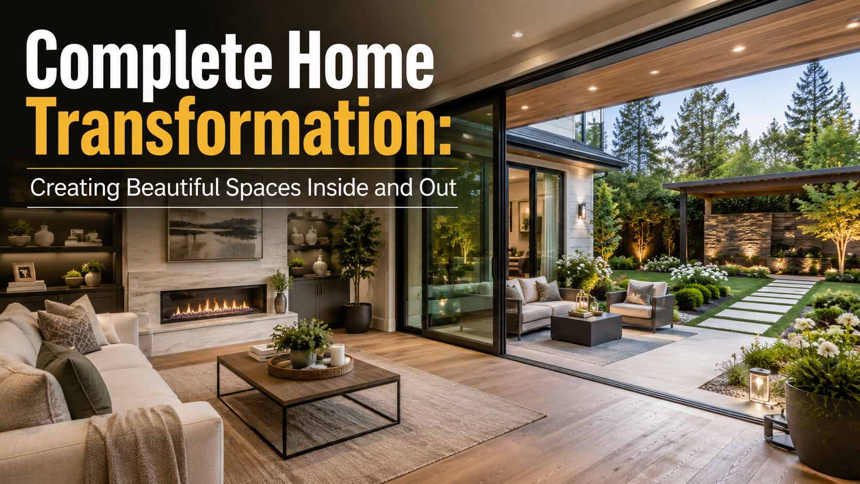 Complete Home Transformation: Creating Beautiful Spaces Inside and Out